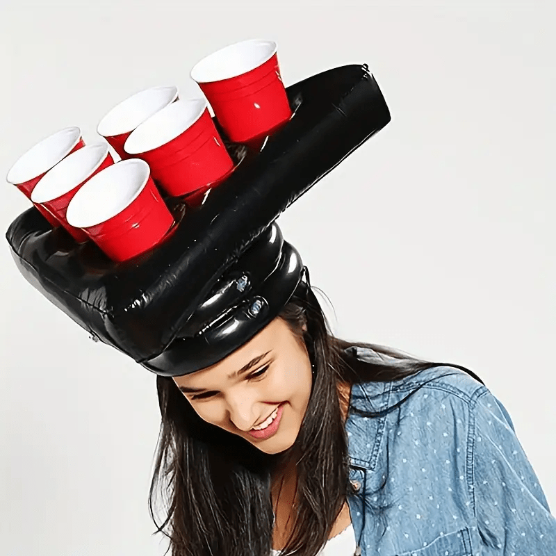 Party Games Ideas - Inflatable Triangle Hat for Ping Pong