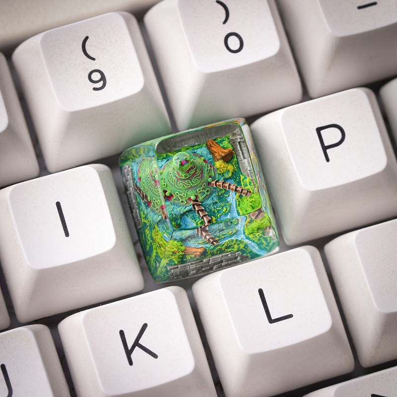 Party Games For Christmas - Organism Resin Keycap Creactive Art Keyboard