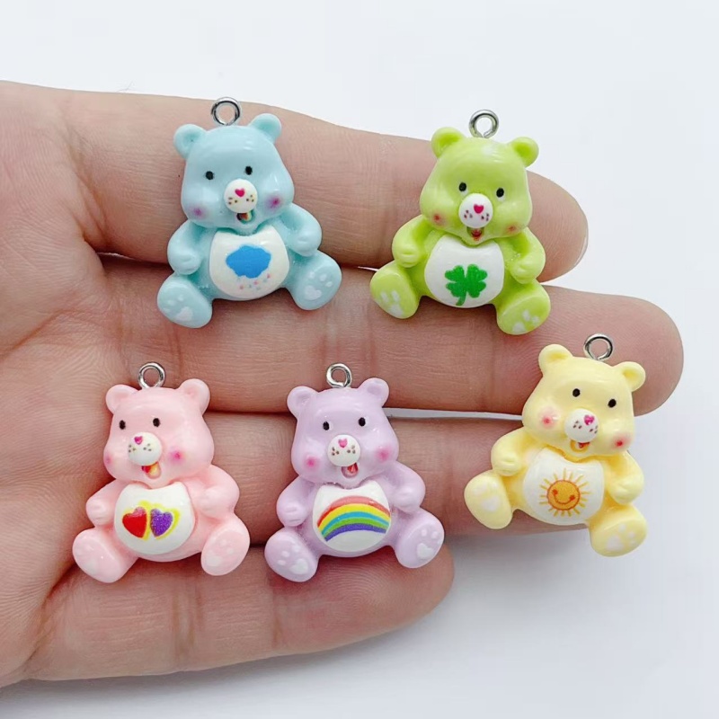Party Games Ideas - 10pcs cartoon animal charm pendant DIY