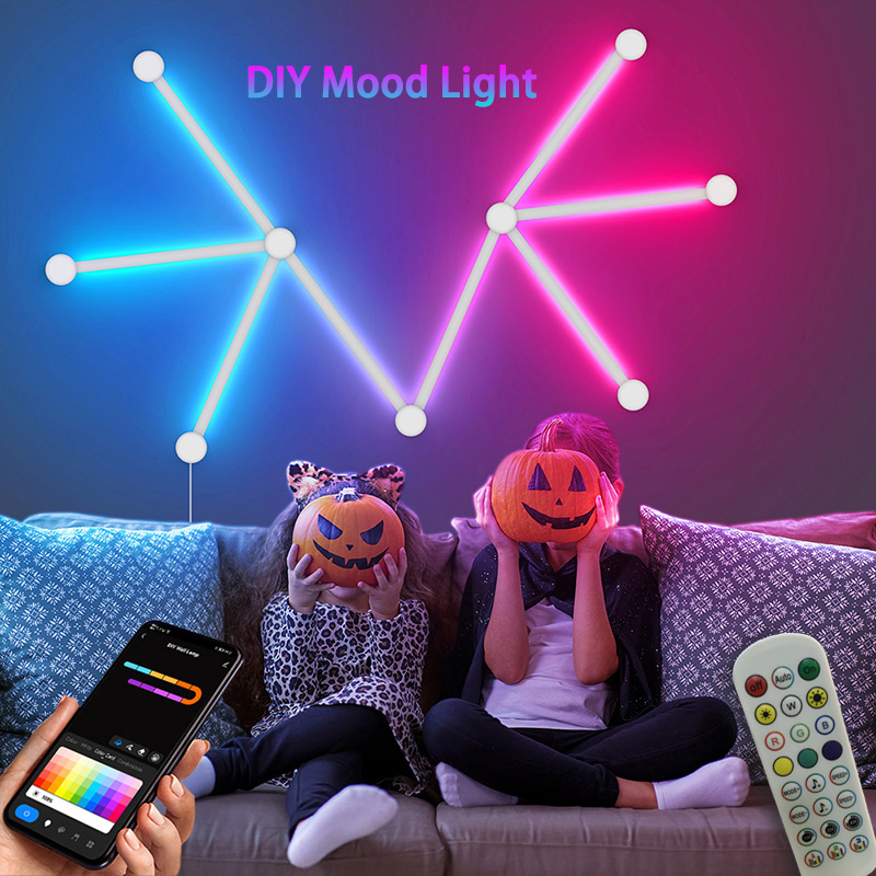 Party Games Switch - Smart RGB Wall Lamp, Bluetooth APP