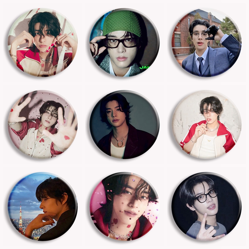 Party Games Switch - Kpop Jake Sim Soft Button Pin