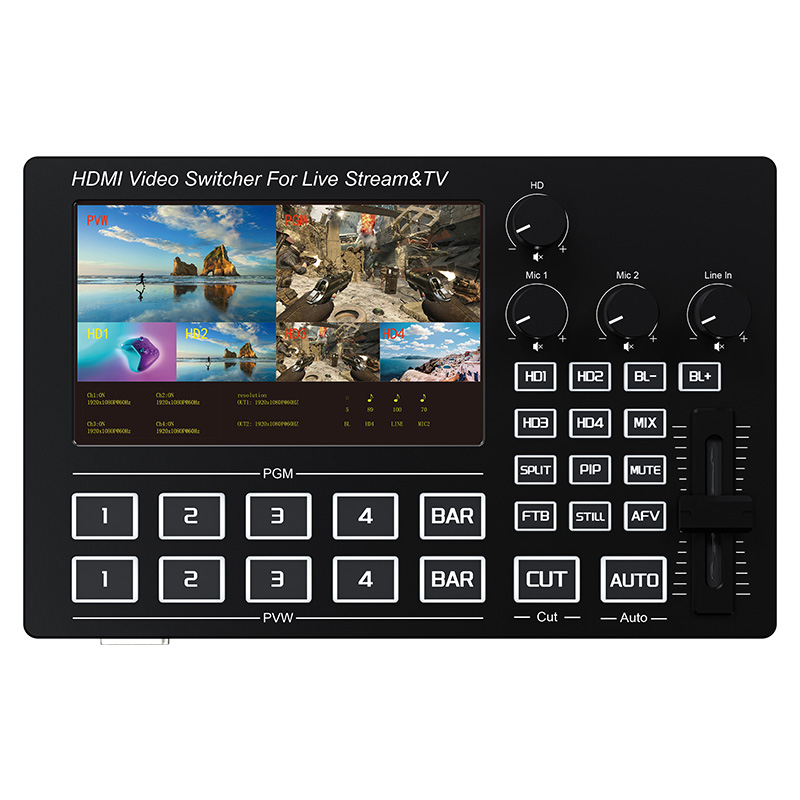 Party Games Switch - 1080P 4 Channel HDMI Live Streaming