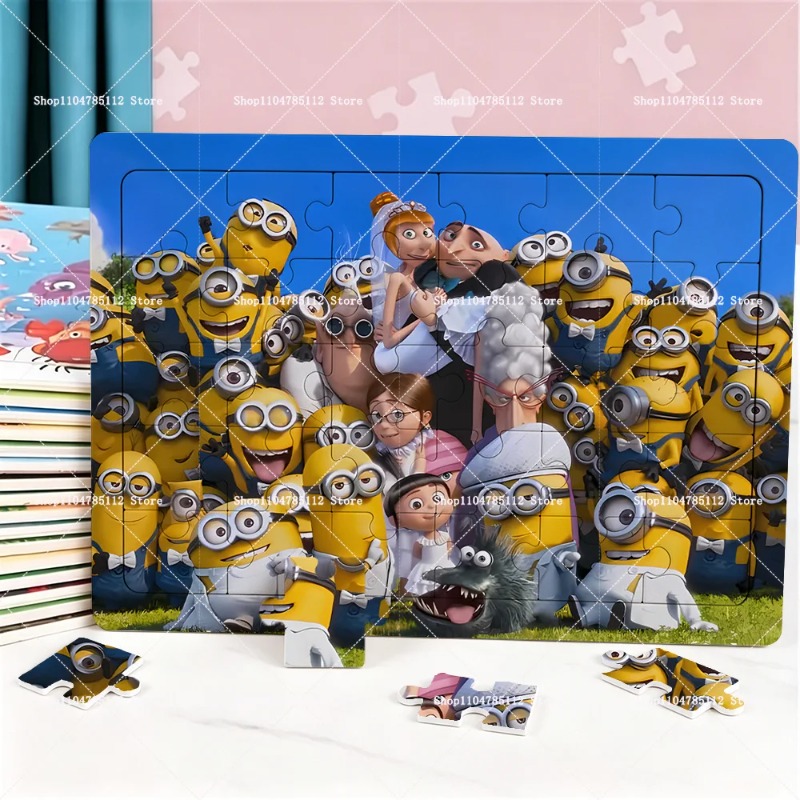 2026 Minions Puzzle Cartoon An - Party Games Simple review and price