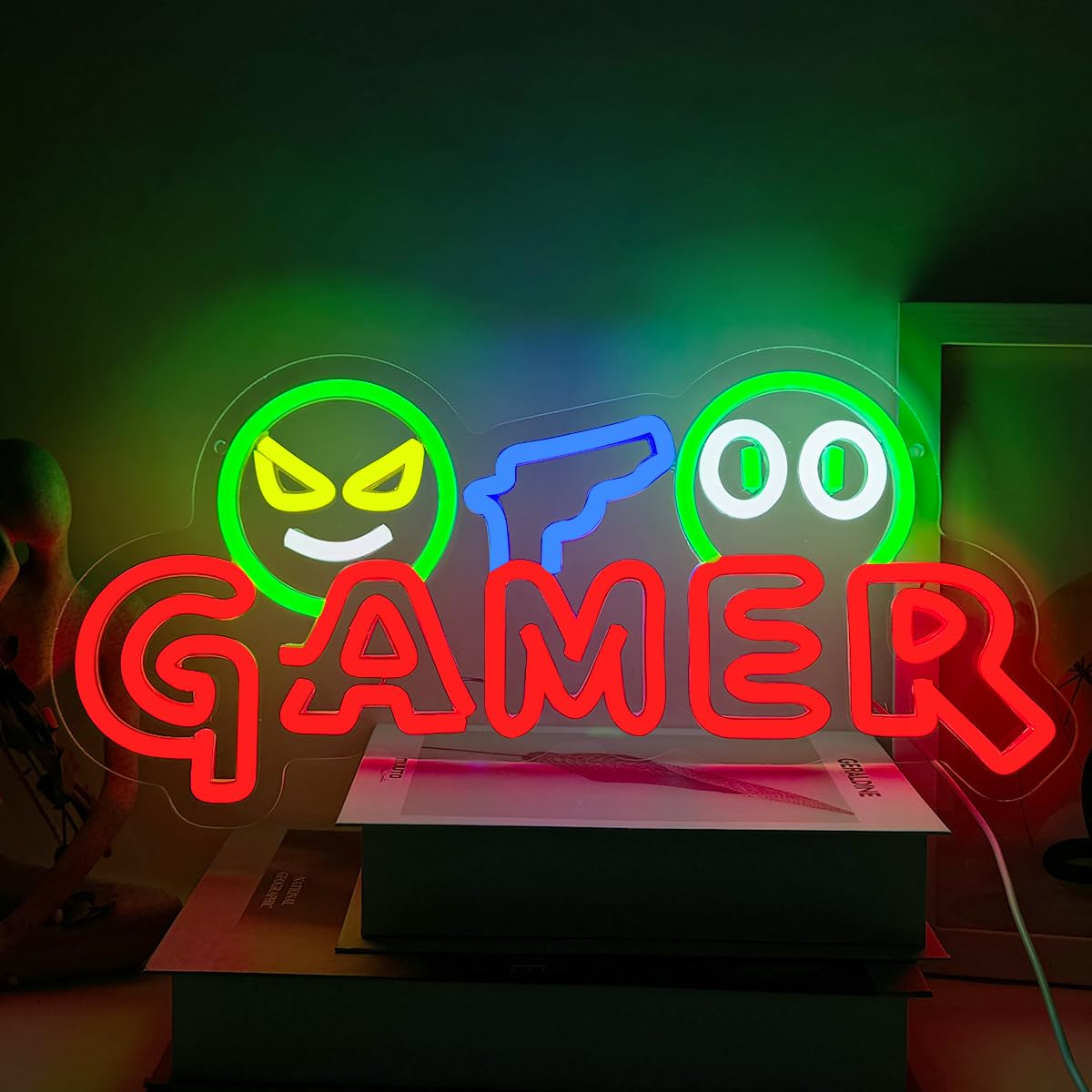 Gamer Neon Sign LED Wall Light - Party Games For Christmas review and price