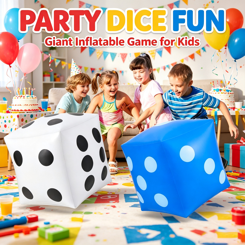 Giant PVC Inflatable Dice Game - Party Games Gamecube review and price