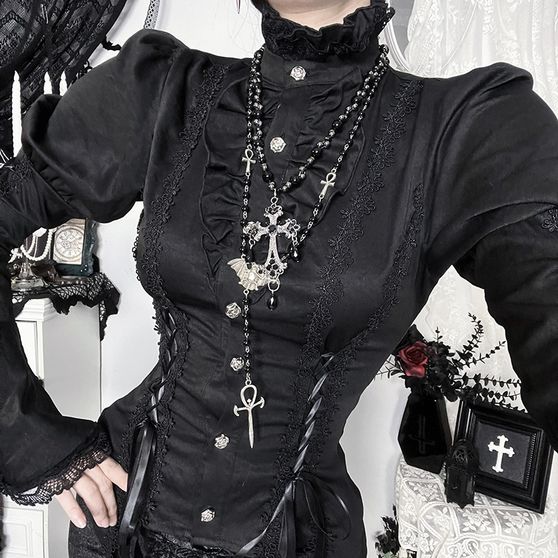 Goth Dark Lolita Lace Trim Got - Party Games Switch review and price