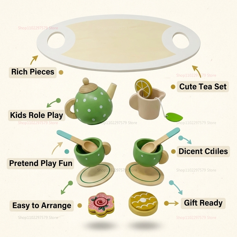 NEW Afternoon Tea Set for Chil - Play Friends Party Games review and price