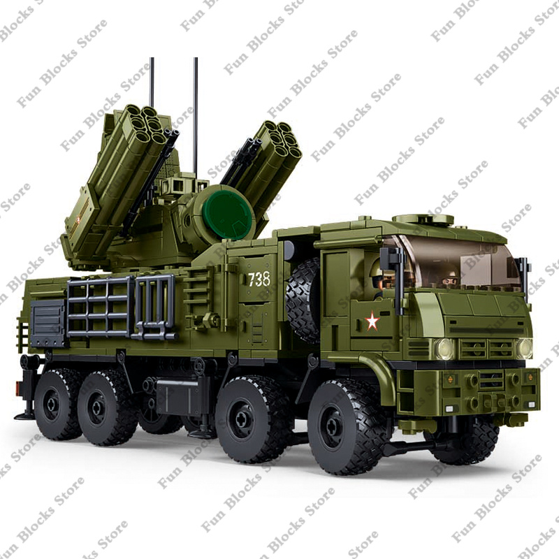 SLUBAN Military Antiaircraft M - Lego Set Creator review and price