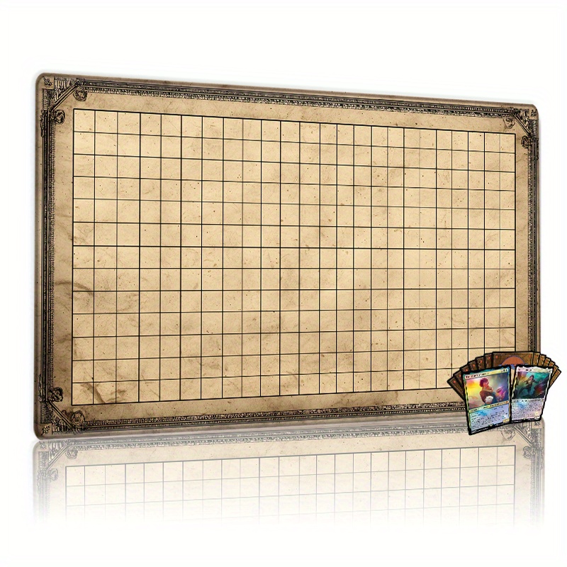 Vintage Grid Tabletop Game Mat - Party Games Simple review and price