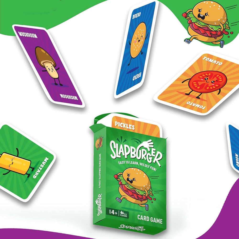Slapburger Card Game - Fast-Pa - Play Friends Party Games review and price
