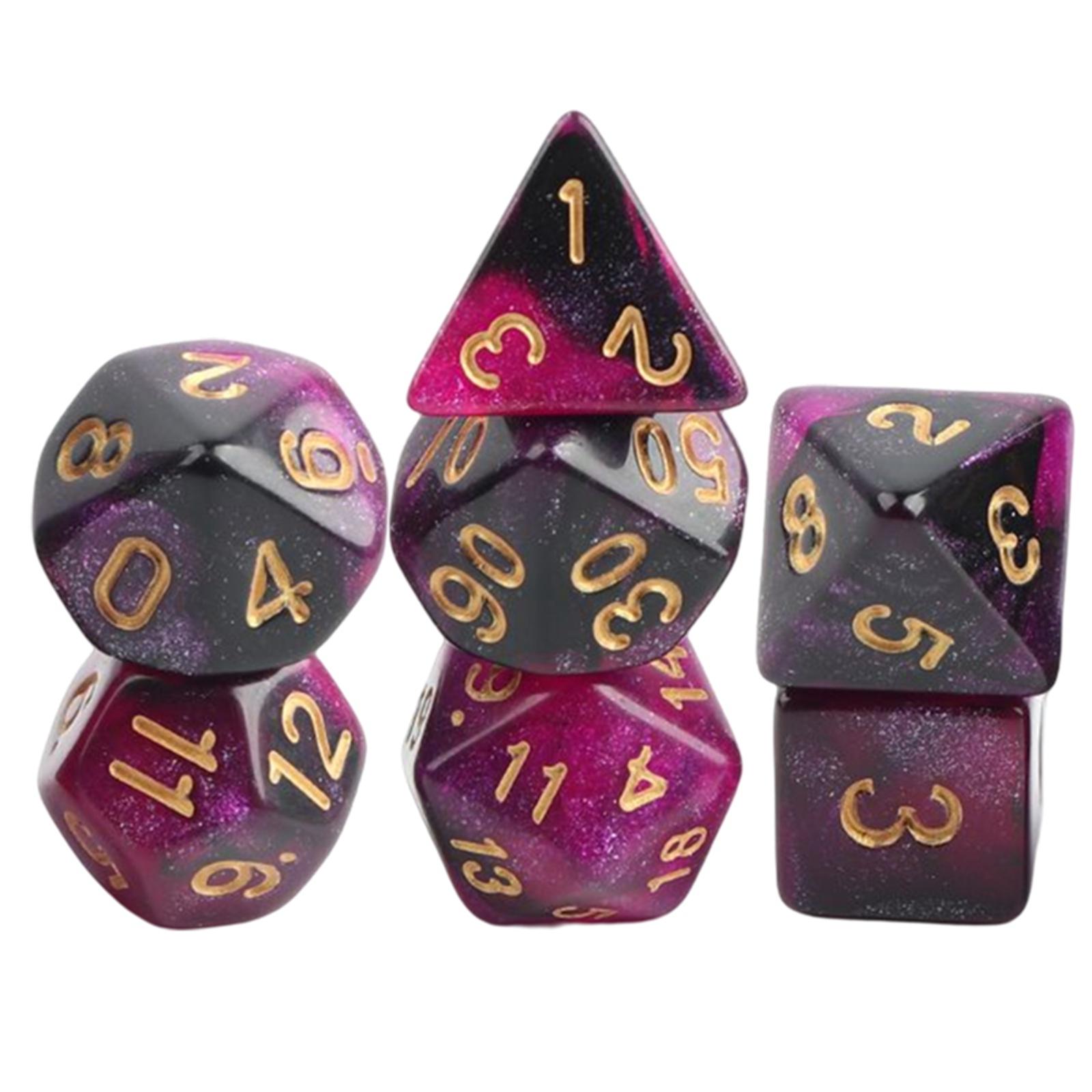 Colorful Acrylic Polyhedral Di - Party Games Gamecube review and price