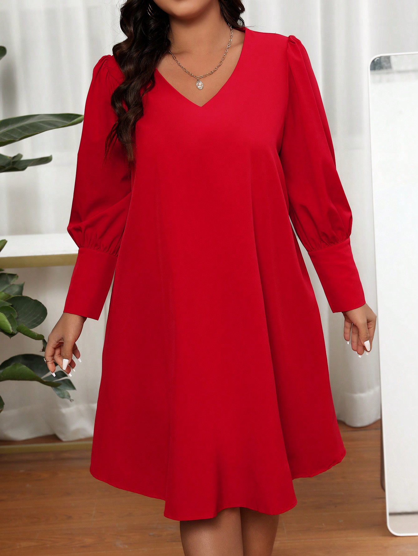 Women's Plus Size V Neck Lante - Party Games Switch review and price