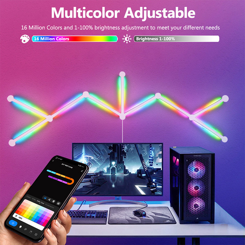 Smart RGB Wall Lamp, Bluetooth - Party Games Switch review and price
