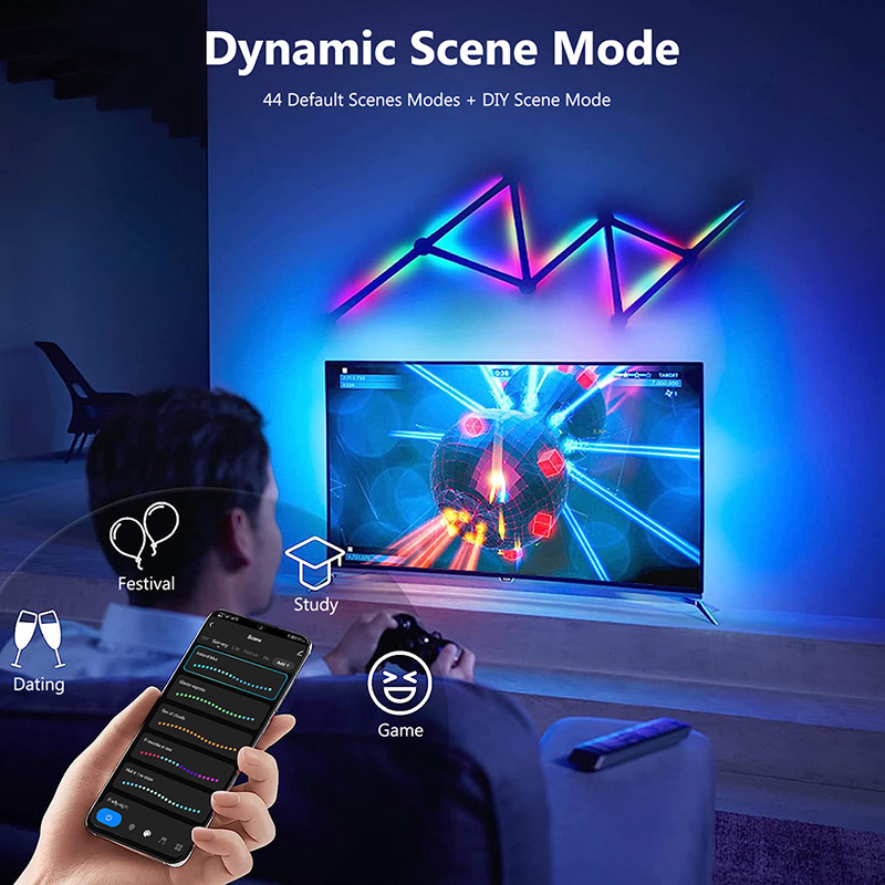 Smart RGB Wall Lamp, Bluetooth - Party Games Switch review and price
