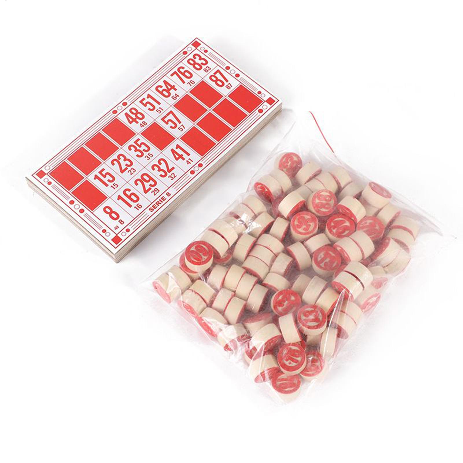 Bingo Set Vintage Wooden Inter - Play Friends Party Games review and price