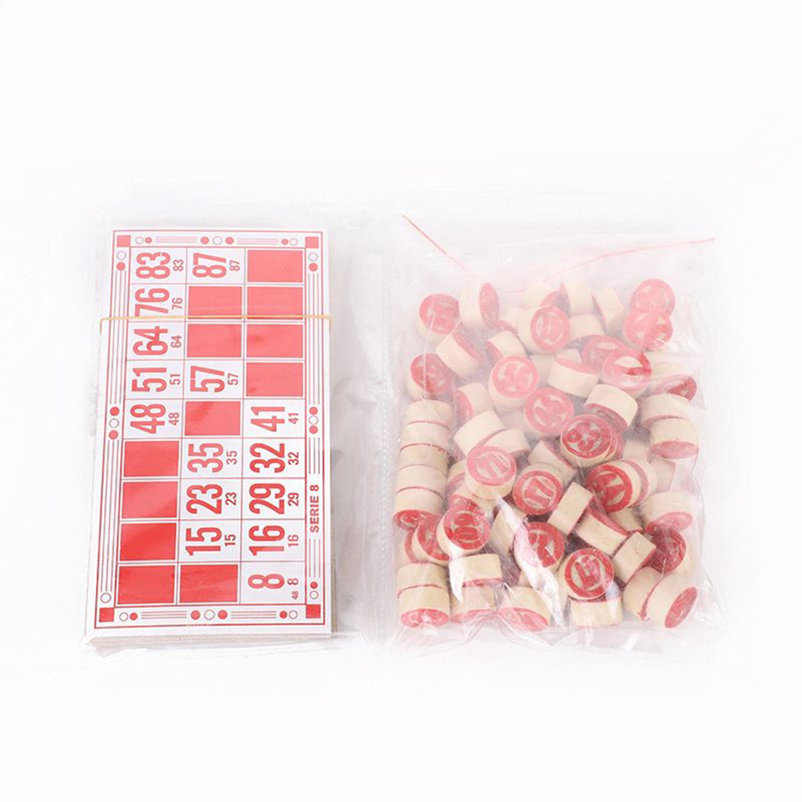 Bingo Set Vintage Wooden Inter - Play Friends Party Games review and price