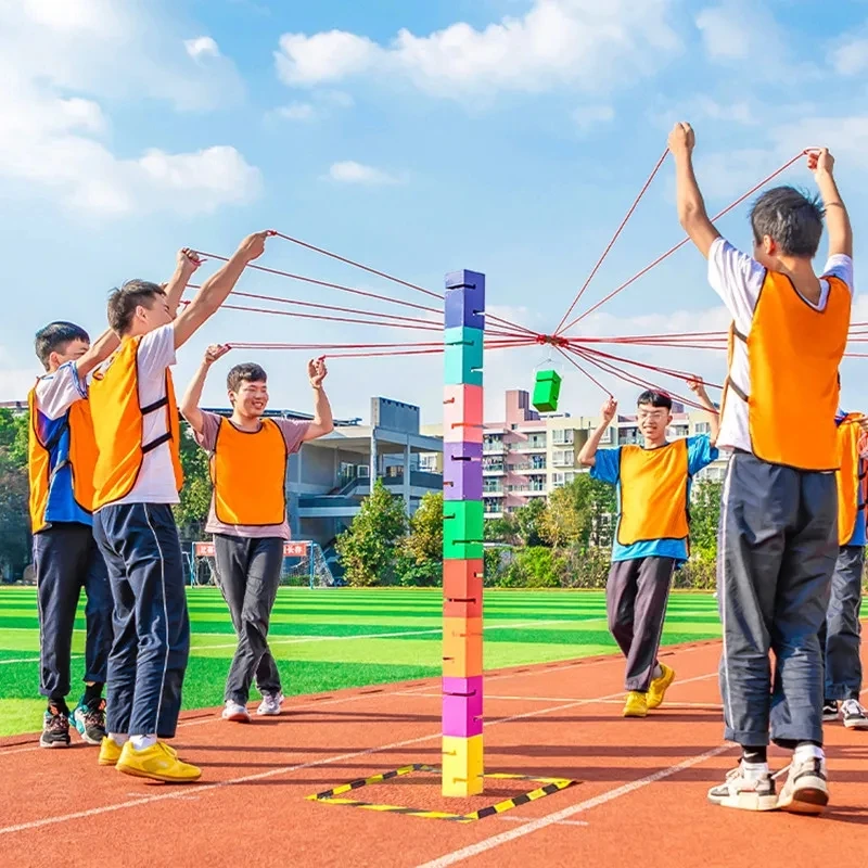 Teamwork Games Tower Building  - Party Games No Equipment review and price