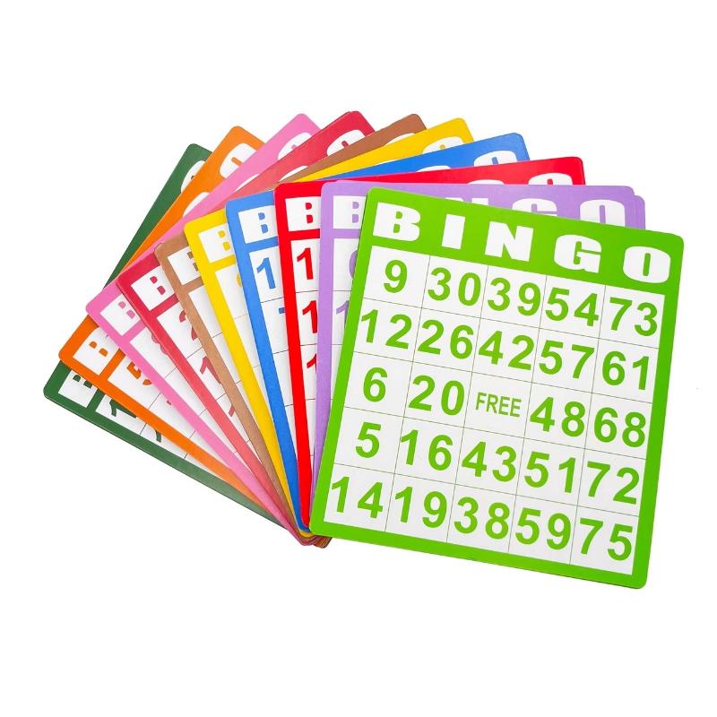 50/100Pcs Non Repeating Bingo  - Play Friends Party Games review and price