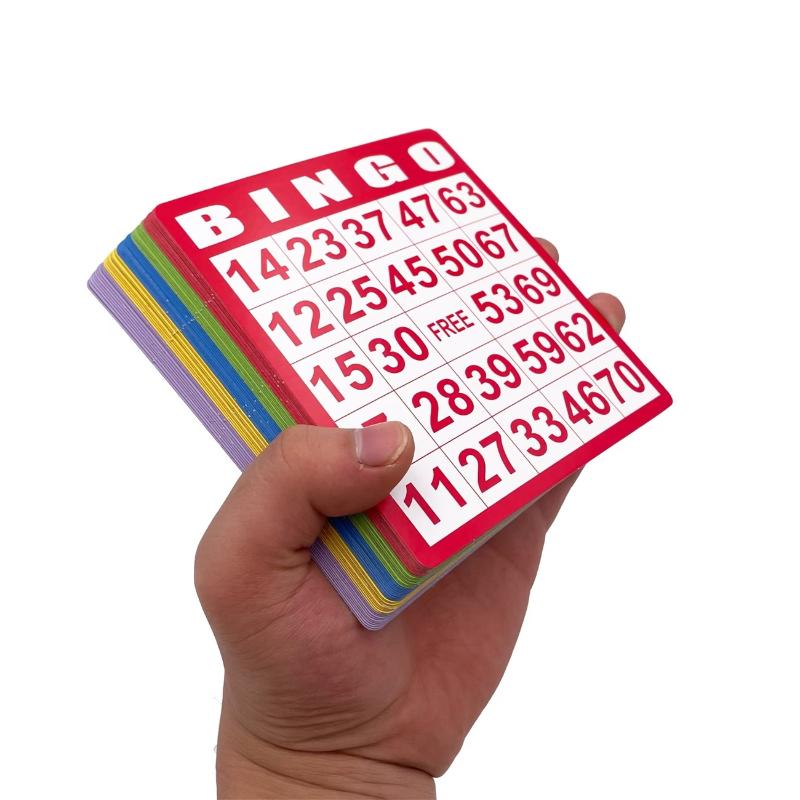 50/100Pcs Non Repeating Bingo  - Play Friends Party Games review and price