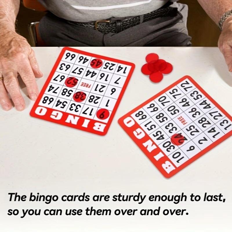 50/100Pcs Non Repeating Bingo  - Play Friends Party Games review and price