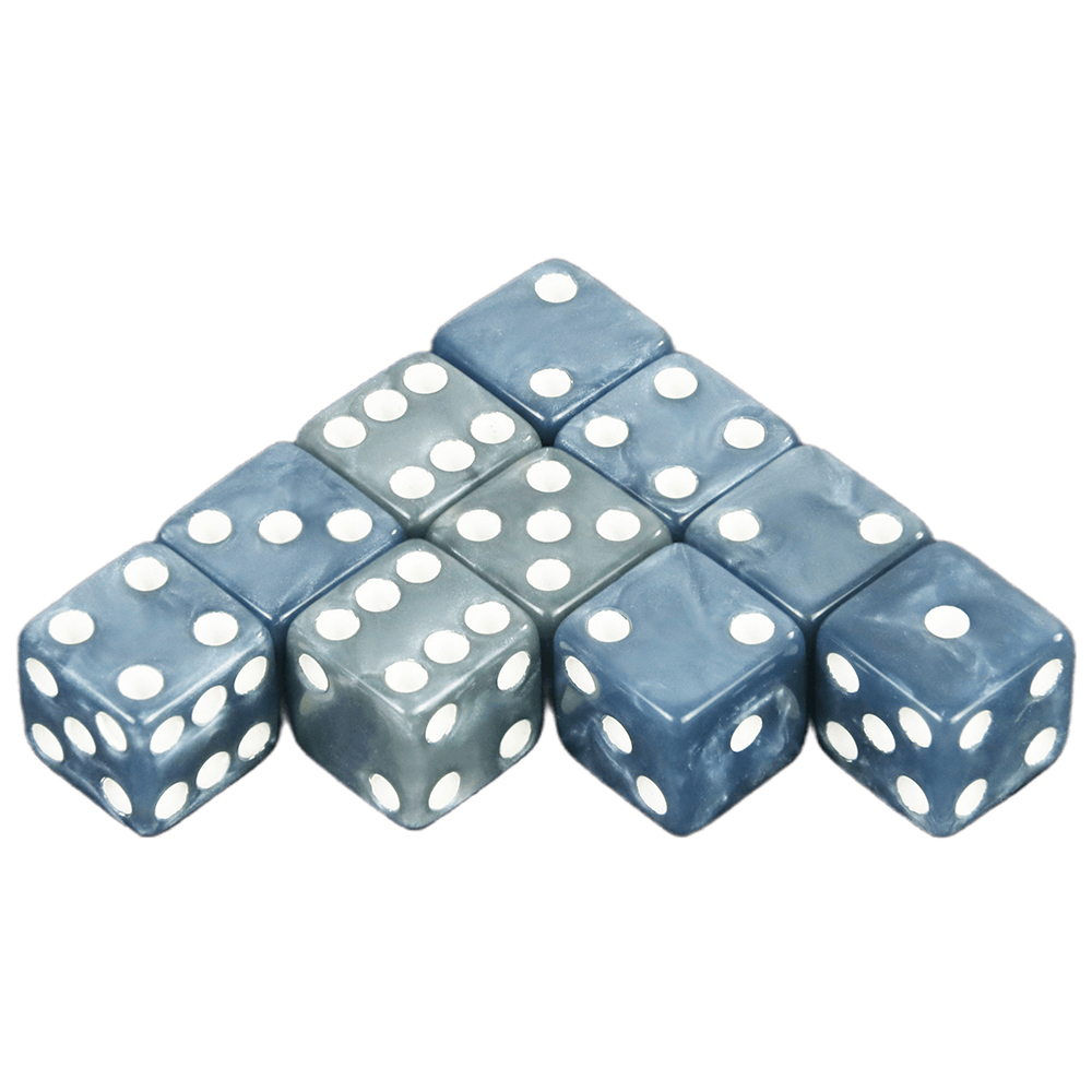 Marble Effect Dice 10pc/set 12 - Party Games Gamecube review and price