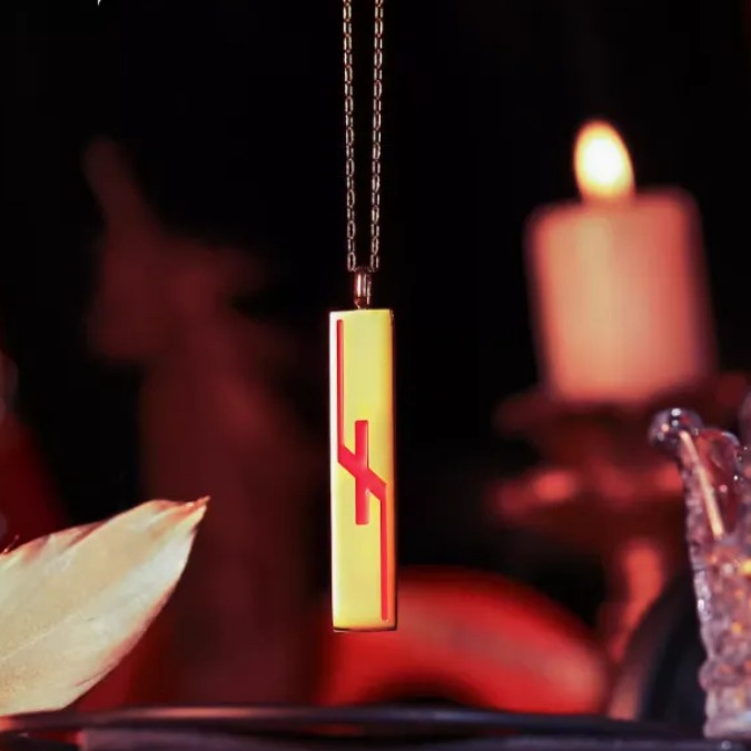 Irregular Red Letter Pendant N - Party Games Simple review and price