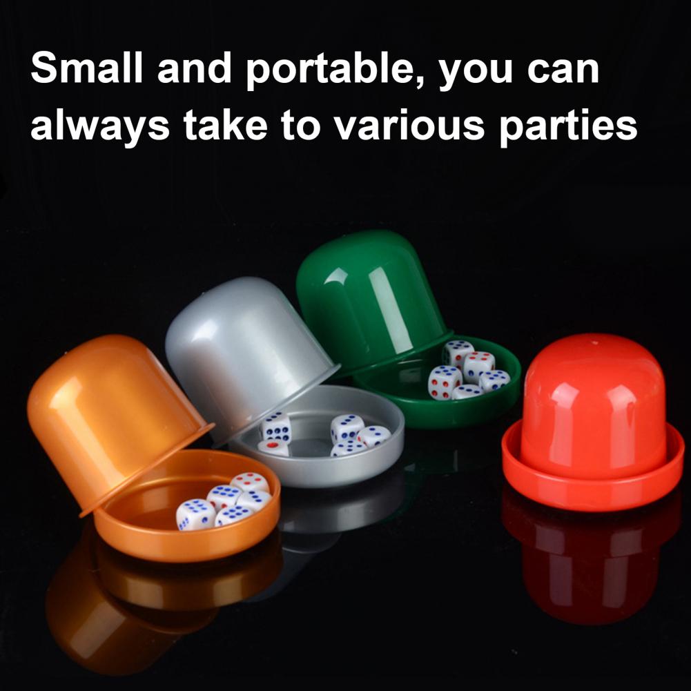 1 Set Dice Cup with Base 6 Dot - Party Games No Equipment review and price