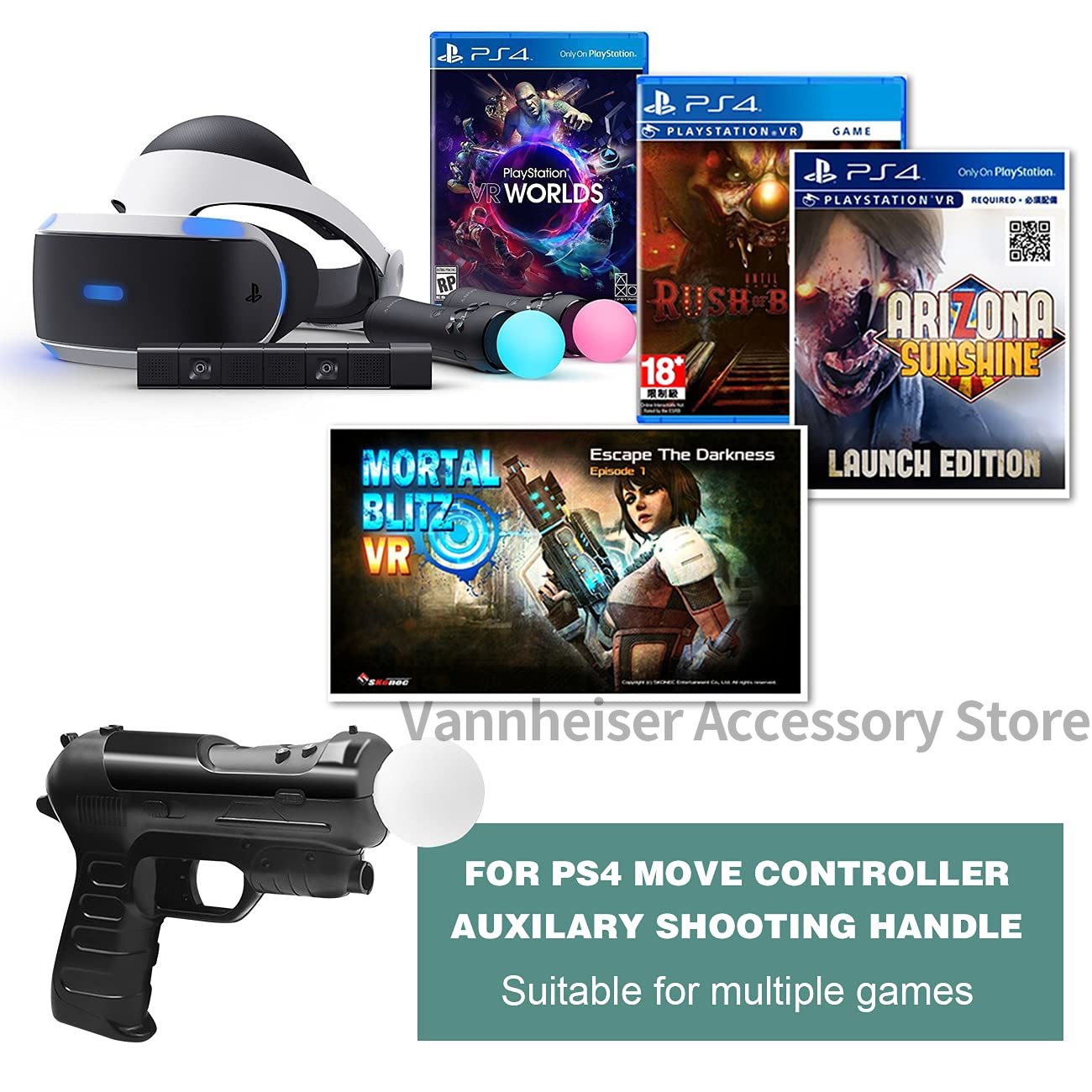 2PCS Somatosensory Handle Gun- - Party Games Playstation review and price